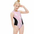 thumbnail image 3 of Hello Kitty Girls One Piece Swimsuits Hawaiian Summer Swimwear Beach Bathing Suit Outfits, 3 of 7