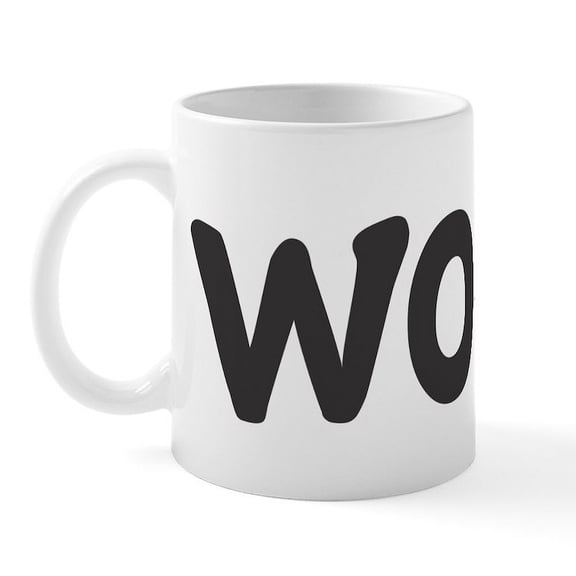 CafePress - Woof Mug - 11 oz Ceramic Mug - Novelty Coffee Tea Cup