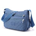 thumbnail image 1 of Bolsa bandolera de nailon para mujercruzado con varios bolsillos (azul real) Likrtyny Para Estrenar, 1 of 3