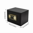 thumbnail image 2 of Household Design Safe, 0.6 Cubic Feet Safe Box with Digital Password, Safety Steel Home Safes for Wardrobe, Home, Office, Hotel,, 2 of 15