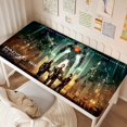 thumbnail image 2 of Pacific Rim alfombrilla de escritorio/mesa extra-grande con base antideslizante de cuero y diseño temático; versátil para escritorios de ordenador, mesas de comedor, etc.60*110cm, 2 of 6