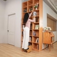 thumbnail image 2 of Utoplike Bamboo Step Stool 2 Tier, Step Treads with Cutout Handles, Non-Slip, 2 of 6