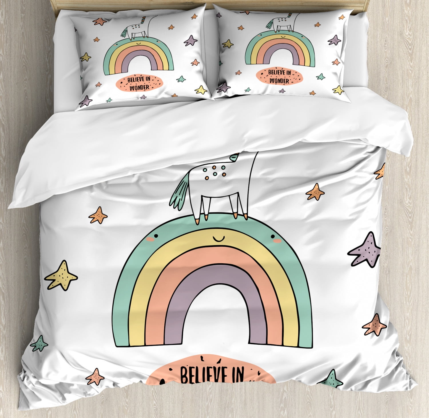 unicorn king size duvet set