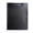Black, variant on Ohmyroo A4 Double Clip Folder 12.6in Black Plastic Office Document Organizer Writing Pad