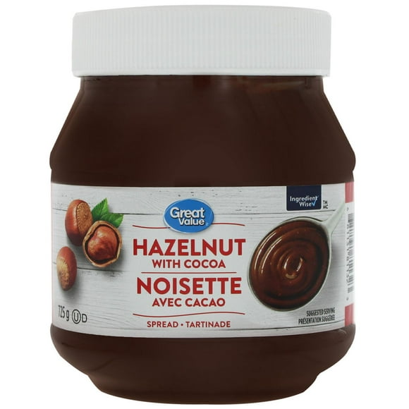 Great Value Hazelnut with Cocoa Spread, 725 g