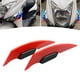 thumbnail image 5 of Alerón lateral de para motocicleta, 2 uds., accesorio de modificación Universal, fijas para la mayoría de , ROJO Yotijar Carenado de aleta delantera, 5 of 8