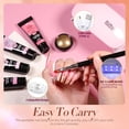 thumbnail image 4 of Kit de gel de extensión Poly Born Pretty de 12 colores con lámpara de uñas, 4 of 9