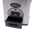 thumbnail image 3 of Auto Rice Dispenser Container, Stainless Steel Rice Dispenser, 10kg/22lb Large Capacity Automatic Rice Storage Container Kitchen Rice Dispenser Countertop, Black, 3 of 7