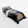 thumbnail image 3 of Ambesonne Sports Bedding Set 4 Pcs, Basketball Tournament, Queen, Beige Navy Brown, 3 of 3