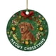 thumbnail image 2 of Navidad divertida decoración Navidad perro patrón colgante árbol de Navidad adornos Wmkox8yii fhajkh5045, 2 of 2