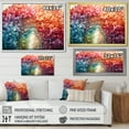 thumbnail image 4 of Designart "modern Colorful Rainbow Arch I" Modern Floater Framed Wall Art Living Room, 4 of 7