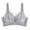 Gray, variant on Seamless Lace Bras for Women Plus Size Wirefree Comfortable Mesh Full Coverage Push Up Padded Smoothing Everyday Bralettes Bra,Beige,34 B