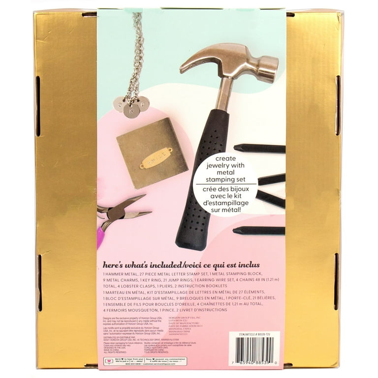 Metal Stamp Jewelry Kit True2U DIY Jewelry Making Kit For Adults