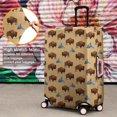 thumbnail image 4 of Yellow Buffalo Mountain Pattern Luggage Cover Fashion Suitcase Cover Baggage Covers Fit 25-28 Inch Luggage (Go Travel), 4 of 5