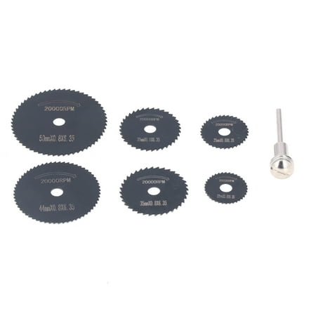 

Steel Saw Disc Easy To Replace High Speed Steel Circular Saw Blades Maximum 20000RPM With 1/8in Shank For Wood For Tools