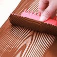 thumbnail image 6 of Symkmb Wood Grain Tool Set - Wood Grain Painting Roller with Handle for Wall Floor Deck Furniture DIY Room Decoration rubber, 6 of 7