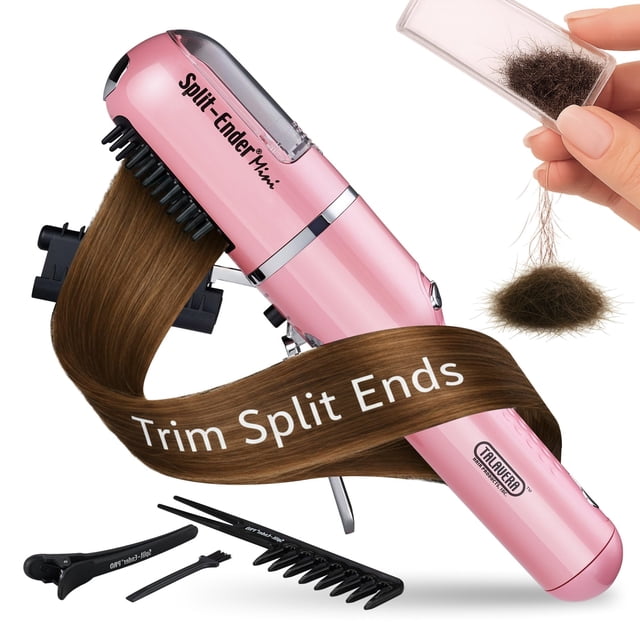 Cortadora de puntas abiertas Split-Ender Mini inalámbrica a pilas rosa