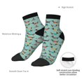 thumbnail image 4 of Goofa Dachshund Dog Puppy Pattern Non Slip Socks with Grips for Elderly, Crew Socks Yoga Hospital Socks Cushioned Sole Gripper Socks for Men Women, 4 of 5