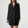 thumbnail image 2 of Women Hooded Fleece Bathrobe Cute Pajamas for Women Set Lightweight Soft Plush Short Pajamas for Women Set Summer Flannel Sleepwear Fleece Hooded Bathrobe Plush Soft Robe, 2 of 5