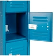 thumbnail image 6 of Six Tier Locker, 12x18x12, 6 Door, Unassembled, Blue, 6 of 6