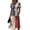 A01-Beige, variant on Independence Day Dress for Women Plus Size American Flag Dress Stretchy Slim Fit Summer Evening Party Dress