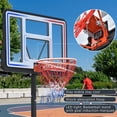thumbnail image 6 of Outdoor Basketball Hoop Stand, Sesslife 4.8-10ft Height Adjustable Portable Basketball System w/Wheels & 43.3 Inch Shatterproof Backboard for Court Backyard, Black&Clear, 6 of 14
