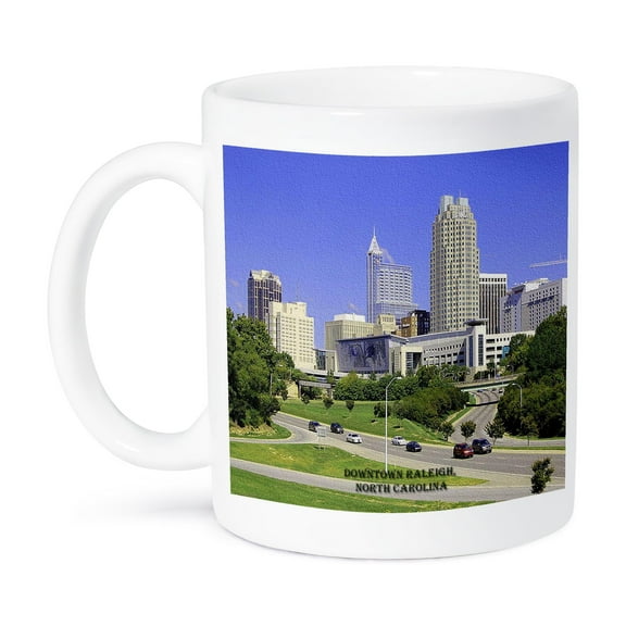 3dRose, Downtown Raleigh, North Carolina, 11oz Mug