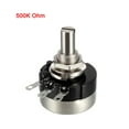 thumbnail image 5 of Uxcell 500K Ohm Variable Resistors Single Turn Rotary Carbon  Potentiometer 2 packs, 5 of 5