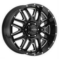 17" Black With Natural Accents Hunter 203 Wheel by Ultra Wheel 203-7983BM 12 Fits 2018 Chevrolet Silverado 1500