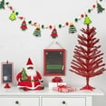 thumbnail image 3 of Hwkond Christmas Decor Hanging Christmas Pull Flag Decorations Lights Bunting Pull Flower Hanging Dress Up Suitable For Christmas Tree Indoor Dress Up With Lights Ornaments Set, 3 of 5