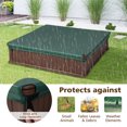 thumbnail image 6 of Gymax Kids Outdoor Sandbox 48.5'' x 48.5'' x 12.5'' Large HDPE Sandpit with Oxford Cover Brown, 6 of 10