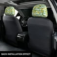 thumbnail image 3 of Kdxio Lemon Pattern Print 2 Piece Car Head Rest Covers Set Auto Front/Rear Seats Headrest Cover Universal Fit Most Cars,Sedan, SUV, 3 of 9