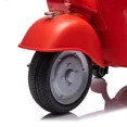 thumbnail image 4 of Red Licensed 12V Vespa Kids Ride On Motorcycle, 4 of 5