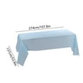 thumbnail image 5 of Vacemry Under $5 Disposable Plastic Tablecloth Roll, Party Plain Table Cover for Events, Waterproof Oil Proof Table Protection, Single Use Table Cloth for Party, Birthday Dessert Table Covering, 5 of 9
