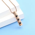 thumbnail image 5 of Cylinder Urn Necklace for Ashes Paw Print Cremation Jewelry for Dog and Cat Stainless Steel Memorial Keepsake Pendant for Men Women Gift, 5 of 7