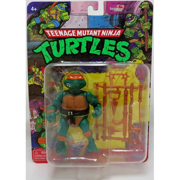 Teenage Mutant Ninja Turtles Figurine 5 Pouces Classique Rétro Rotocast 2022 Vague 1 - Michelangelo