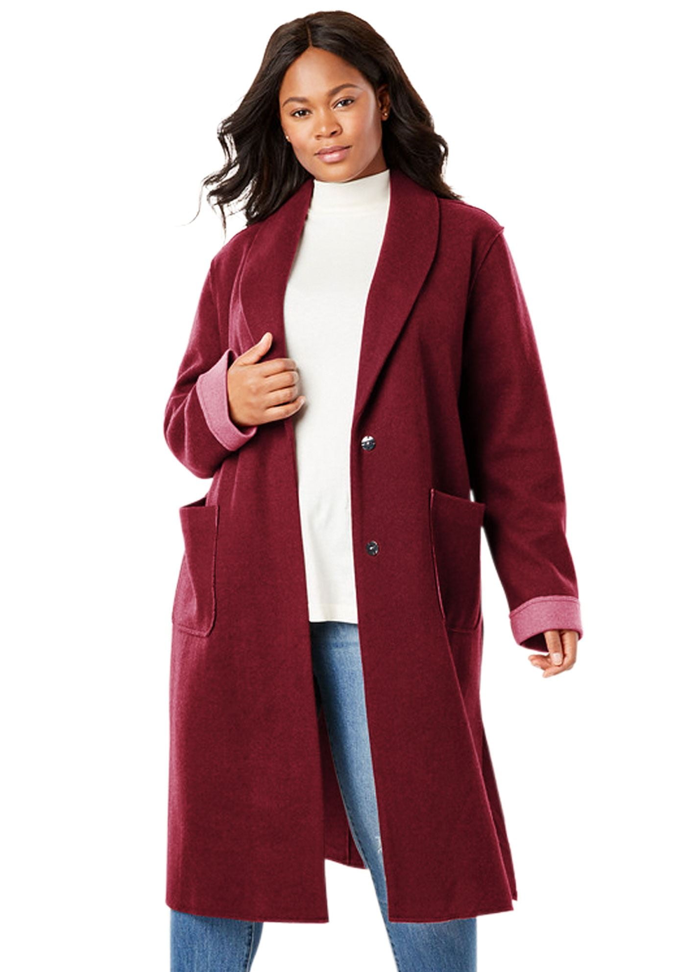 woman within wool coats