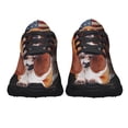 thumbnail image 5 of Basset Hound American flag Shoes Sneakers Black Size 11.5, 5 of 7