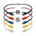 thumbnail image 4 of iMBAPrice Mixed Colors 10 feet RJ45 Cat6 Snagless Ethernet Patch Cable Multi-Color, 5 Pack, 4 of 4