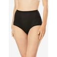 thumbnail image 3 of Comfort Choice Plus Size Full Coverage Nylon Brief 5-Pack, 3 of 6