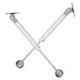 thumbnail image 2 of Metal Hydraulic Support for Cabinets with Gas Spring Hinge Set of 1 Silver Color Durability Ensured, 2 of 7