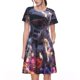 thumbnail image 1 of Balery Astronaut In Cosmic Garden Vestidos sueltos de manga corta para mujer, vestidos de verano 2025, vestidos casuales de corte A con vuelo., 1 of 6