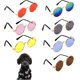thumbnail image 1 of 7PCGafas de sol para mascotas de 7 piezas, gafas de sol redondas de metal para perros, gafas de sol clásicas retro con disfraz de gato, accesorios para fotos, gafas de sol divertid, 1 of 5