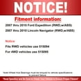 thumbnail image 3 of MotorbyMotor (2WD) Front Wheel Hub Bearing Assembly Fit 2007 2008 2009 2010 Ford Expedition Lincoln Navigator Hub Bearing w/ABS 6 Lugs RWD, Replace 515094, 3 of 7