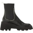thumbnail image 6 of Dolce Vita Hoven Stud H2O Black Leather Pull On Rounded Toe Chunky Platform Boot (Black Leather H2O, 9), 6 of 6