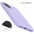 thumbnail image 3 of IBAOLEA Liquid Silicone Case Compatible with iPhone 11 6.1 inch(2019), Gel Rubber Full Body Protection Cover Case Drop Protection Case ( ) Light Purple, 3 of 6
