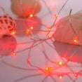 thumbnail image 3 of Sunyok 4 Pack 5M/16Ft Copper Wire Starry Fairy Lights ,Battery Powered ,for Bedroom, Parties, Wedding, Decoration , Red, 3 of 8
