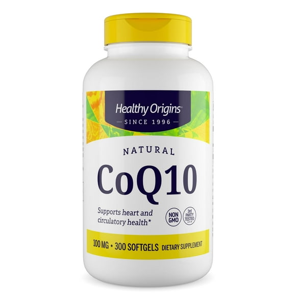 Suplemento Healthy Origins CoQ10 100 mg 300 cápsulas blandas