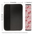 thumbnail image 6 of Chririnla Cherry Daisy Print Seatbelt Covers 2 Pack, Car Seat Belt Pads Premium Polyester with SBR Soft Heat Insulation for Sedan Truck Auto, 6 of 8