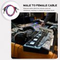 thumbnail image 4 of LABSERRON 2pcs Audio Extension Cable Male To Female PVC Interference Reduction Amplifiers, 4 of 6